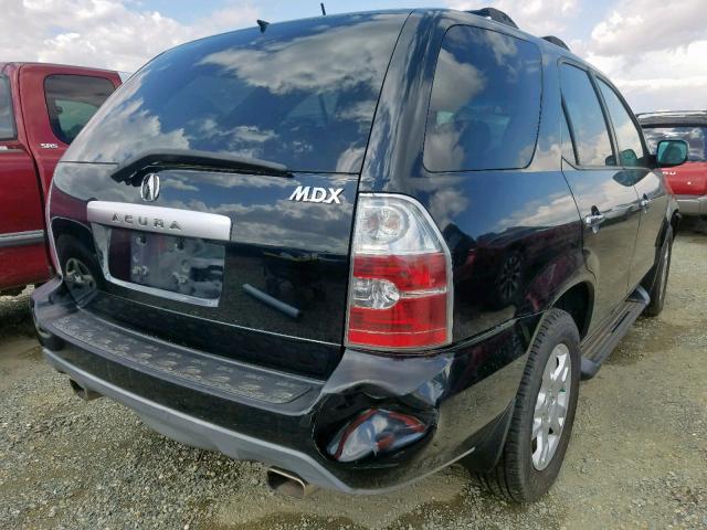 2HNYD18826H539533 - 2006 ACURA MDX TOURIN BLACK photo 4