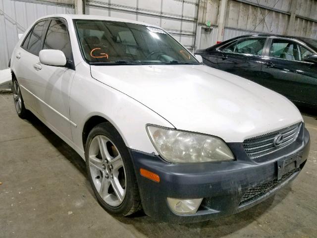 JTHBD182010018037 - 2001 LEXUS IS 300 WHITE photo 1