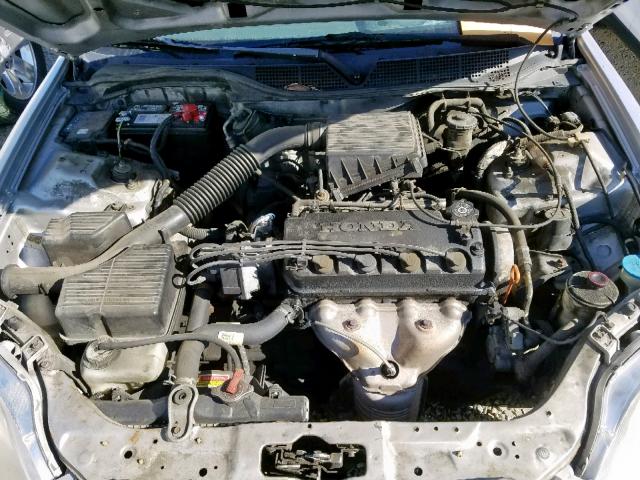 JHMEJ6628WS000645 - 1998 HONDA CIVIC DX GRAY photo 7