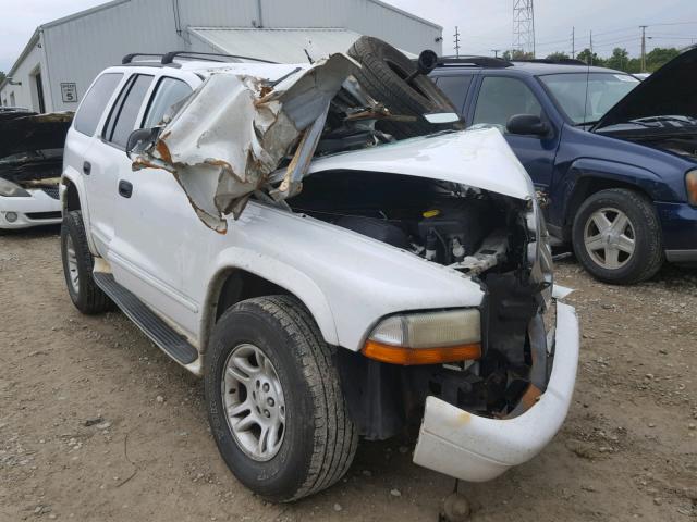 1B4HS58N82F167987 - 2002 DODGE DURANGO SL WHITE photo 1