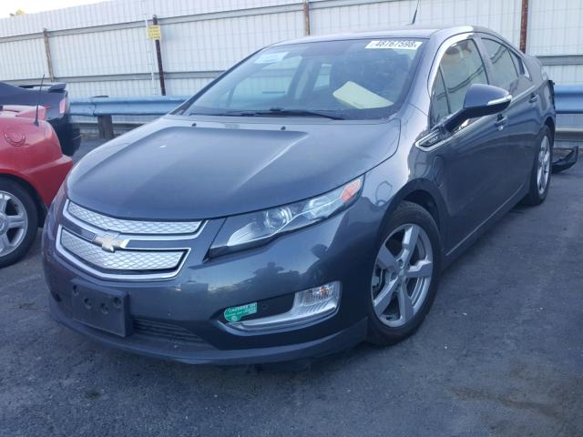 1G1RH6E4XCU125642 - 2012 CHEVROLET VOLT GRAY photo 2