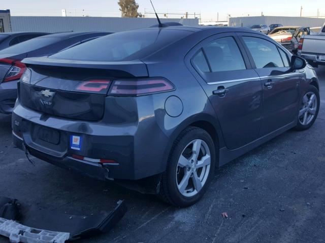 1G1RH6E4XCU125642 - 2012 CHEVROLET VOLT GRAY photo 4