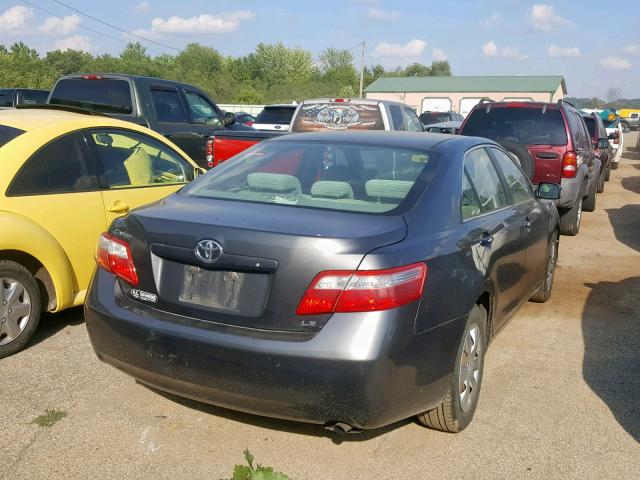 4T4BE46K99R079606 - 2009 TOYOTA CAMRY BASE GRAY photo 4