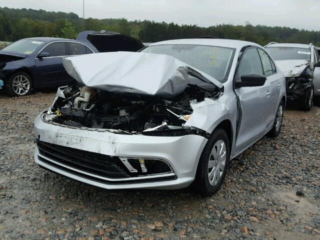 3VW2K7AJ9FM324893 - 2015 VOLKSWAGEN JETTA BASE SILVER photo 2