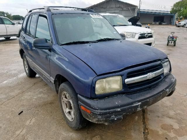 2CNBE13C416953918 - 2001 CHEVROLET TRACKER BLUE photo 1