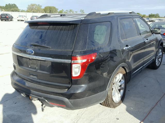 1FMHK7F84CGA03798 - 2012 FORD EXPLORER L BLACK photo 4