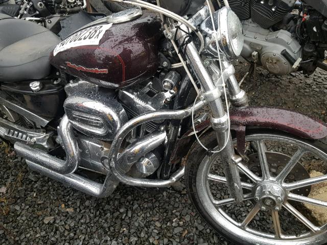 1HD1CGP166K440299 - 2006 HARLEY-DAVIDSON XL1200 C BURGUNDY photo 5