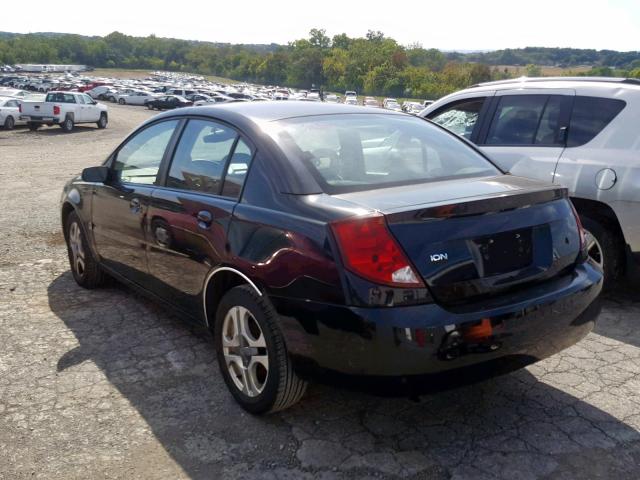 1G8AK52FX4Z115388 - 2004 SATURN ION LEVEL BLACK photo 3