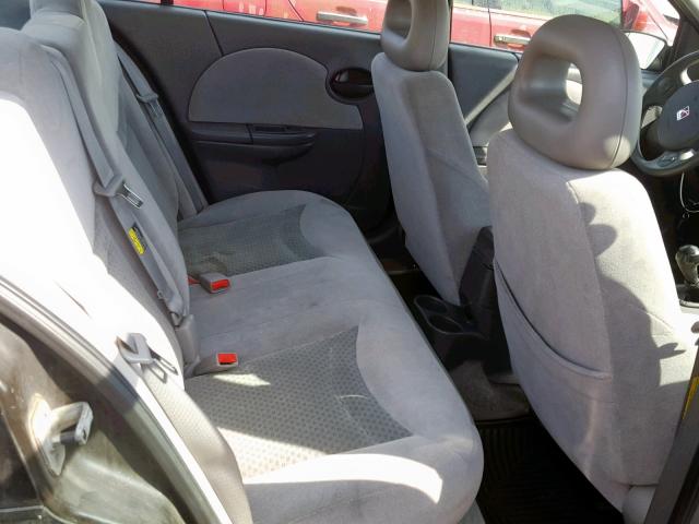 1G8AK52FX4Z115388 - 2004 SATURN ION LEVEL BLACK photo 6