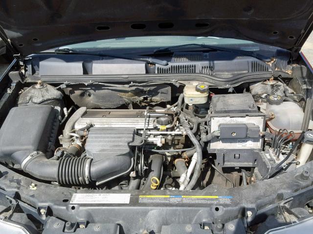 1G8AK52FX4Z115388 - 2004 SATURN ION LEVEL BLACK photo 7