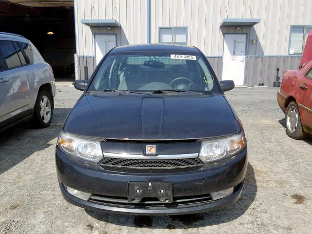 1G8AK52FX4Z115388 - 2004 SATURN ION LEVEL BLACK photo 9