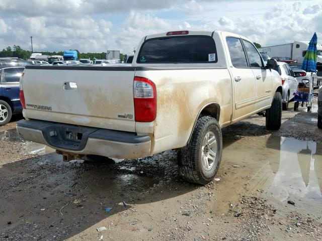 5TBET341X6S511392 - 2006 TOYOTA TUNDRA DOU WHITE photo 4