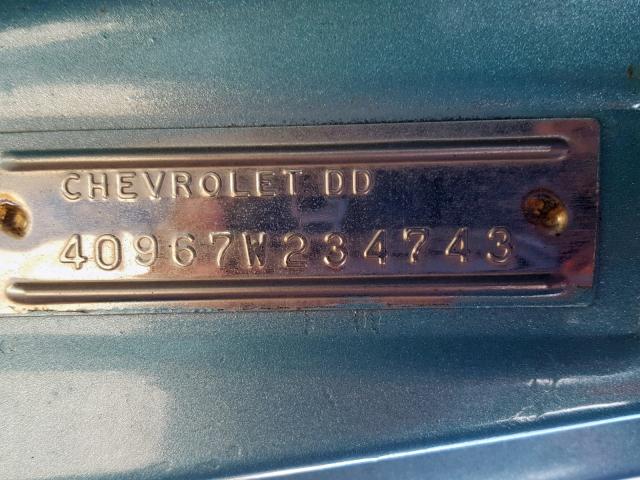 40967W234743 - 1964 CHEVROLET CORVAIR TEAL photo 10
