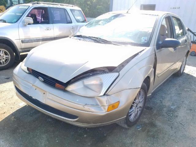 1FAFP3833YW346175 - 2000 FORD FOCUS ZTS GOLD photo 2