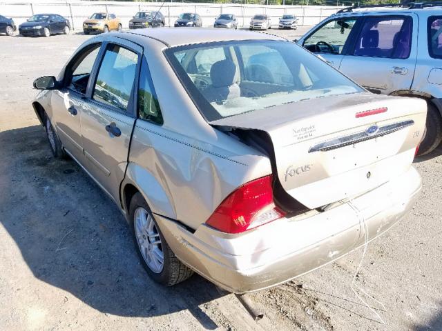 1FAFP3833YW346175 - 2000 FORD FOCUS ZTS GOLD photo 3