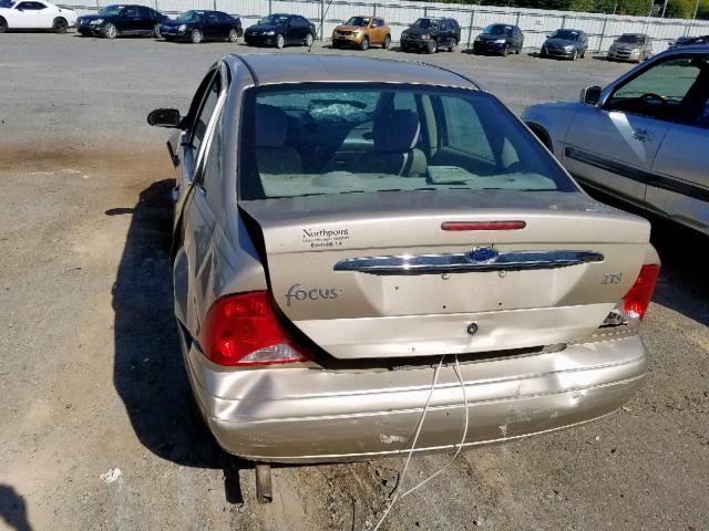 1FAFP3833YW346175 - 2000 FORD FOCUS ZTS GOLD photo 9