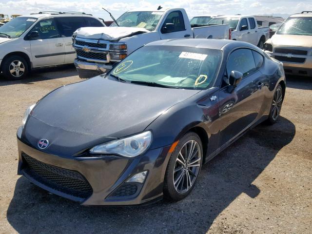 JF1ZNAA16G8704811 - 2016 TOYOTA SCION FR-S CHARCOAL photo 2