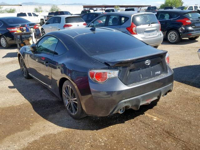 JF1ZNAA16G8704811 - 2016 TOYOTA SCION FR-S CHARCOAL photo 3