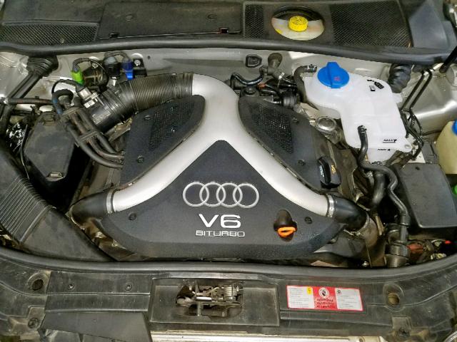 WAUCD64B04N089560 - 2004 AUDI A6 S-LINE SILVER photo 7