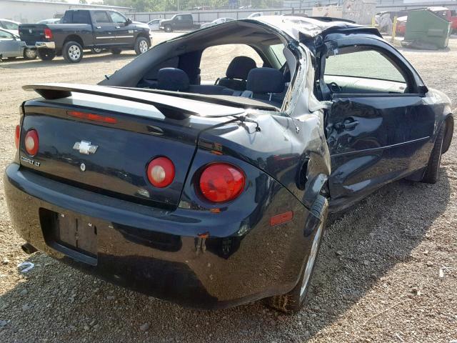 1G1AL15F367831824 - 2006 CHEVROLET COBALT LT BLACK photo 4