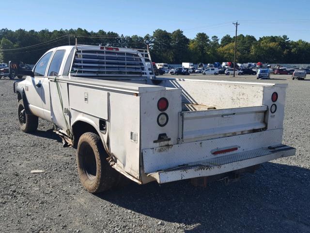 3D6WH48A37G788263 - 2007 DODGE RAM 3500 S WHITE photo 3