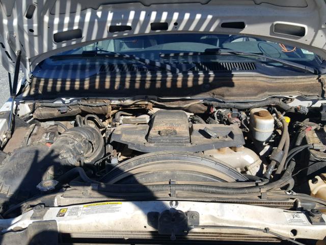 3D6WH48A37G788263 - 2007 DODGE RAM 3500 S WHITE photo 7