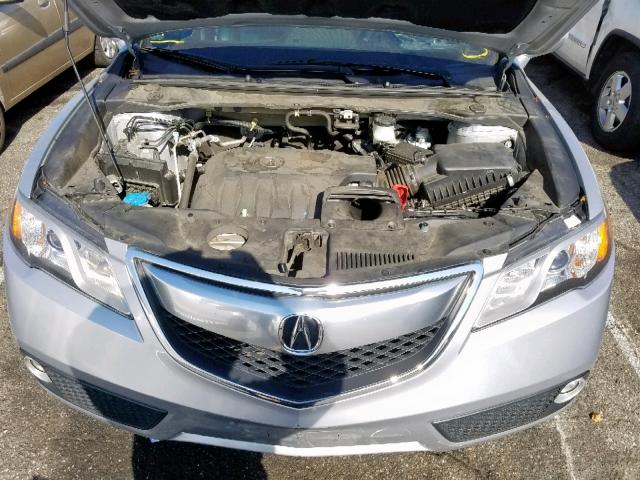 5J8TB3H59FL018045 - 2015 ACURA RDX TECHNO SILVER photo 7