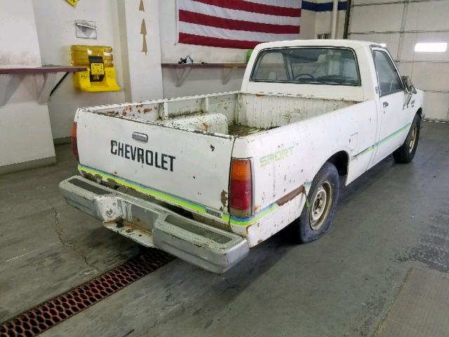 J8ZBL14S3C8203058 - 1982 CHEVROLET LUV WHITE photo 4