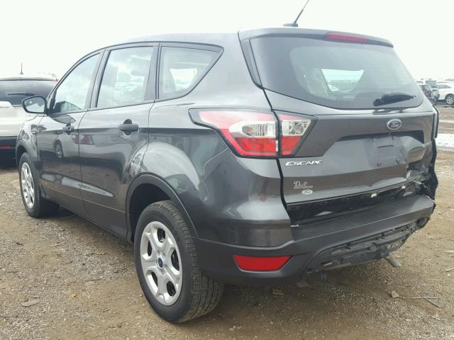 1FMCU0F72HUA50341 - 2017 FORD ESCAPE S GRAY photo 3