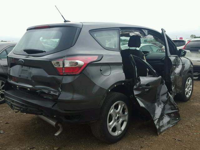 1FMCU0F72HUA50341 - 2017 FORD ESCAPE S GRAY photo 4