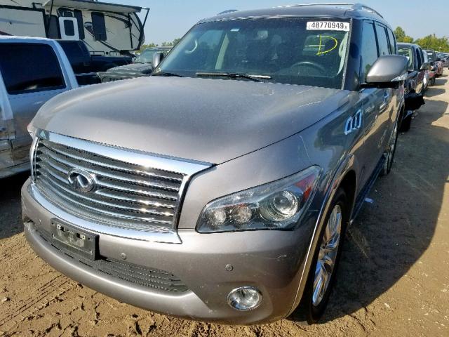 JN8AZ2NE6D9060901 - 2013 INFINITI QX56 GRAY photo 1