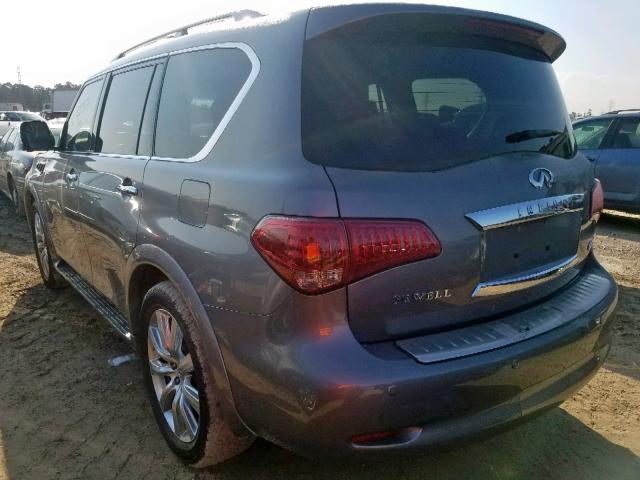 JN8AZ2NE6D9060901 - 2013 INFINITI QX56 GRAY photo 3