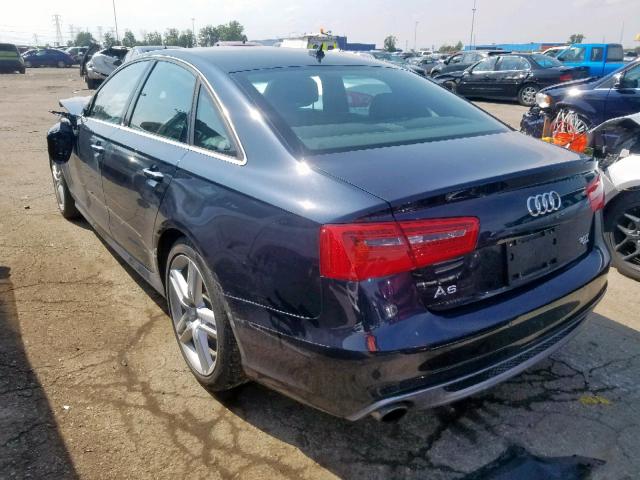 WAUHGAFC0FN040111 - 2015 AUDI A6 PRESTIG BLUE photo 3