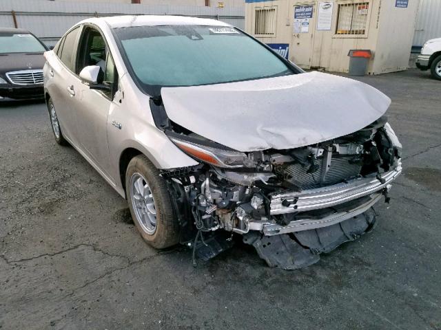 JTDKARFP0H3030107 - 2017 TOYOTA PRIUS PRIM ვერცხლისფერი ფოტო 1