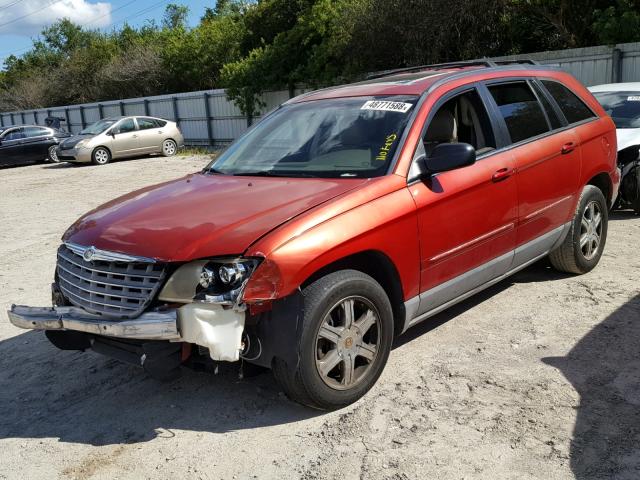 2C8GM684X4R360741 - 2004 CHRYSLER PACIFICA RED photo 2