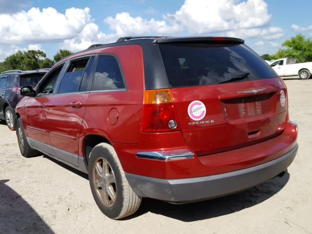 2C8GM684X4R360741 - 2004 CHRYSLER PACIFICA RED photo 3