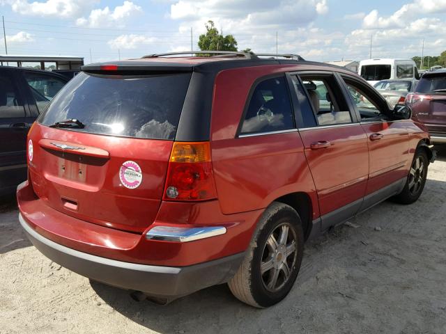 2C8GM684X4R360741 - 2004 CHRYSLER PACIFICA RED photo 4