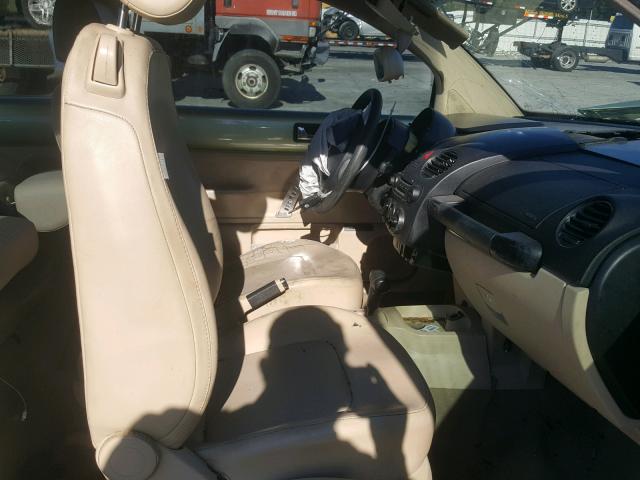 3VWPW31C56M415616 - 2006 VOLKSWAGEN NEW BEETLE Yaşıl foto 5