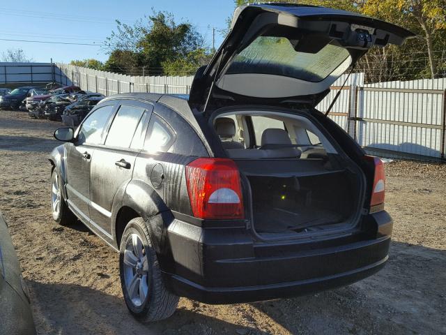 1B3CB3HA0AD568346 - 2010 DODGE CALIBER MA BLACK photo 3