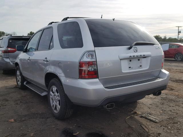 2HNYD18826H502997 - 2006 ACURA MDX TOURIN SILVER photo 3