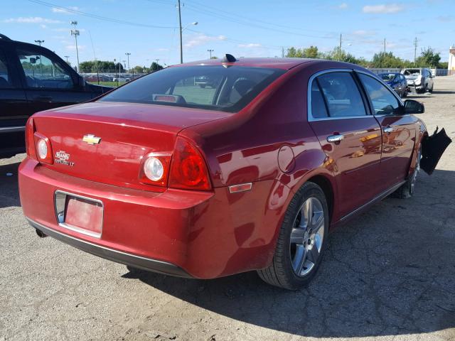 1G1ZC5E05CF263115 - 2012 CHEVROLET MALIBU 1LT MAROON photo 4