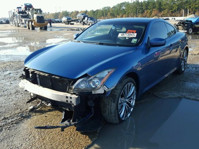 JN1CV6EK3CM421917 - 2012 INFINITI G37 BASE BLUE photo 2