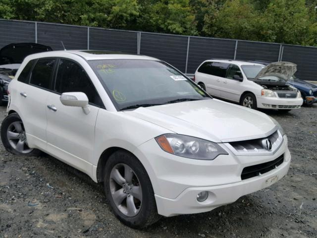 5J8TB18598A012538 - 2008 ACURA RDX TECHNO WHITE photo 1