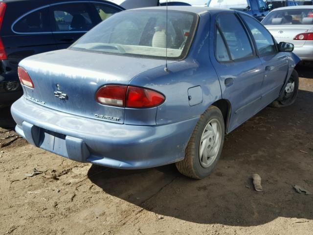 1G1JF52T6V7292140 - 1997 CHEVROLET CAVALIER L BLUE photo 4