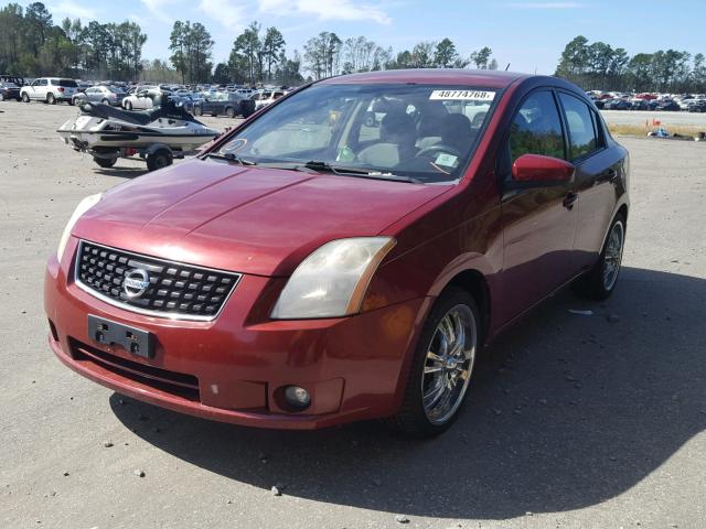 3N1AB61E78L737631 - 2008 NISSAN SENTRA 2.0 RED photo 2