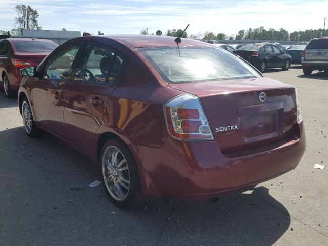 3N1AB61E78L737631 - 2008 NISSAN SENTRA 2.0 RED photo 3