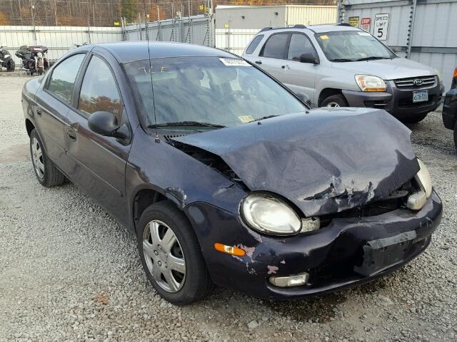 1B3ES46C5YD621863 - 2000 DODGE NEON BASE PURPLE photo 1