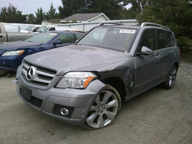 WDCGG8HB8BF655872 - 2011 MERCEDES-BENZ GLK 350 4M GRAY photo 2