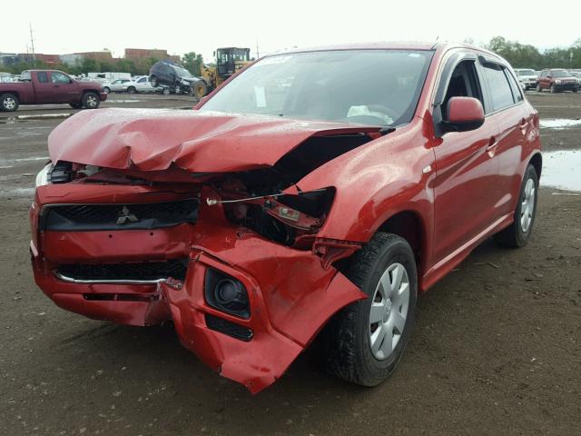 JA4AP3AU5BZ006923 - 2011 MITSUBISHI OUTLANDER RED photo 2