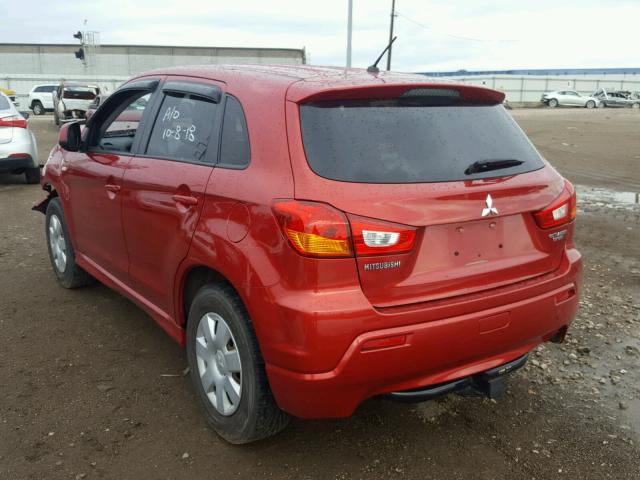 JA4AP3AU5BZ006923 - 2011 MITSUBISHI OUTLANDER RED photo 3